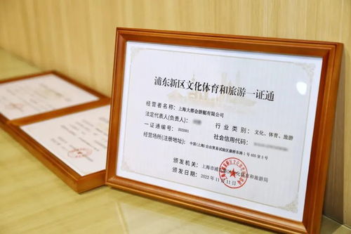 浦東新區(qū)首推文體旅“一證通” 放寬市場(chǎng)準(zhǔn)入，登記注冊(cè)邁入新時(shí)代